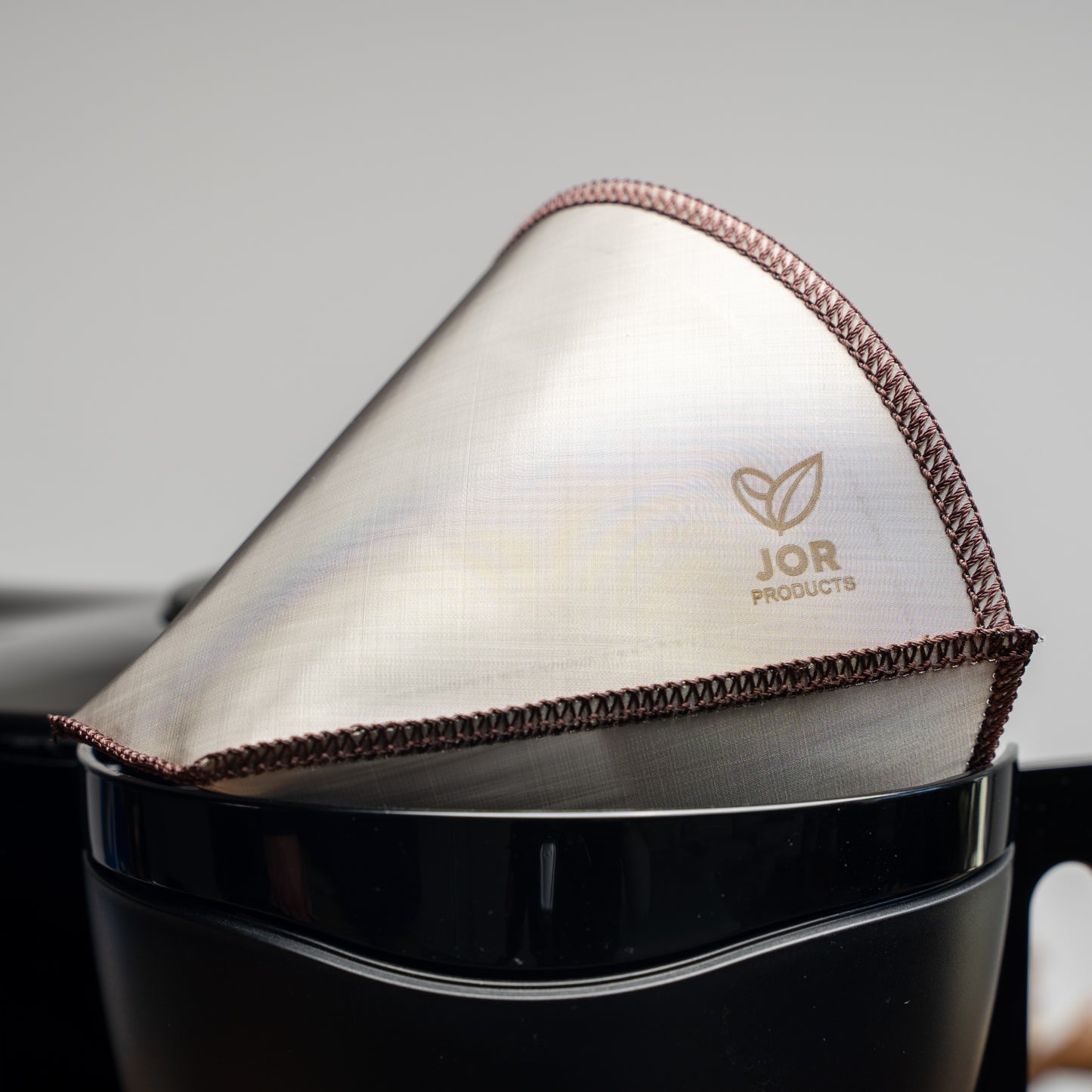 Duurzaam koffiefilter van RVS gaas
